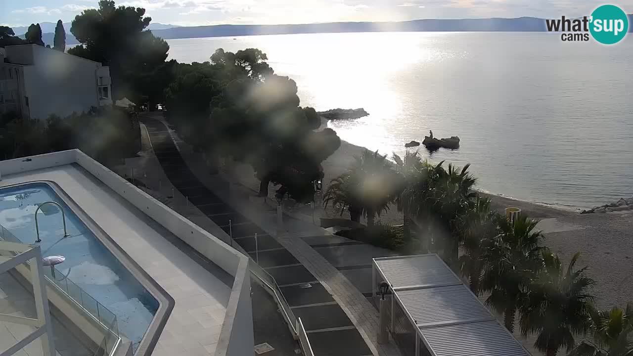 Live webcam Podgora beach – Dalmatia – Croatia