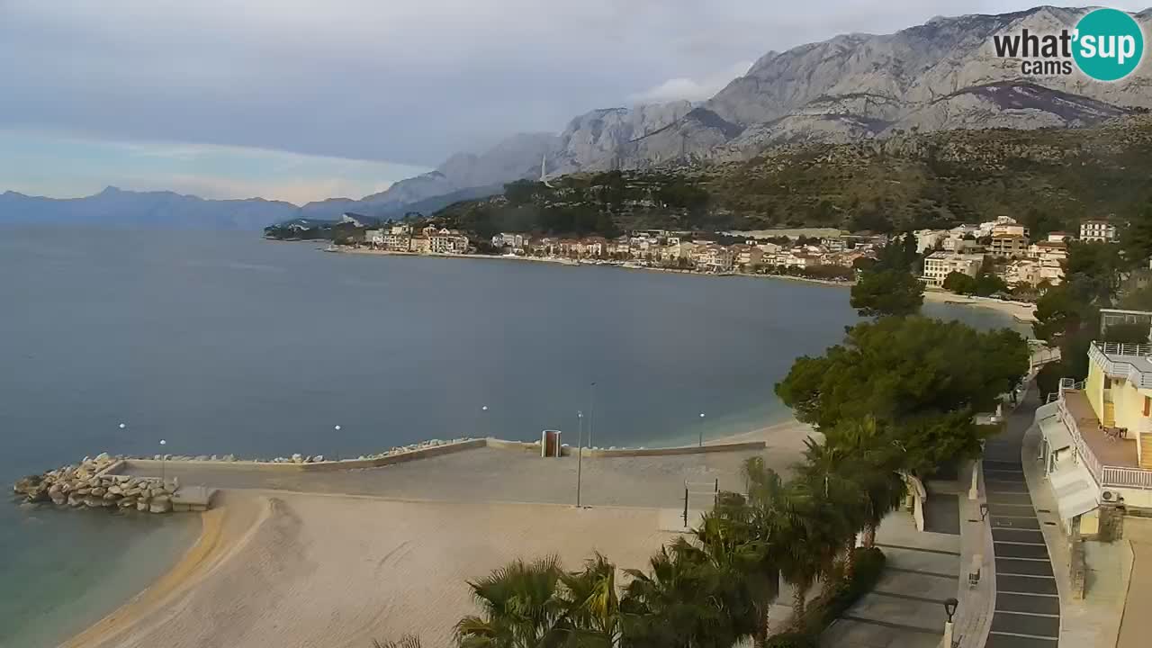 Live webcam Podgora beach – Dalmatia – Croatia