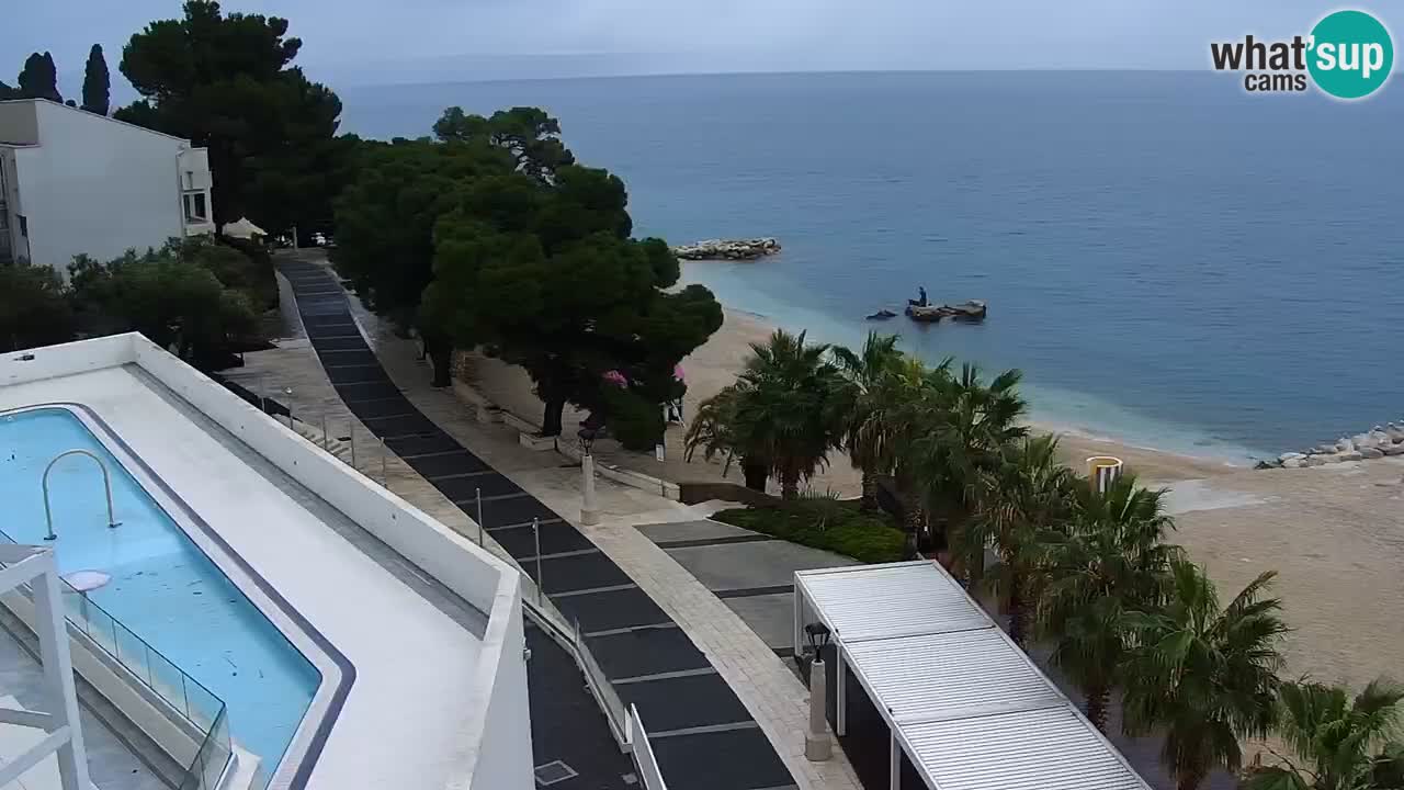 Live webcam Podgora beach – Dalmatia – Croatia