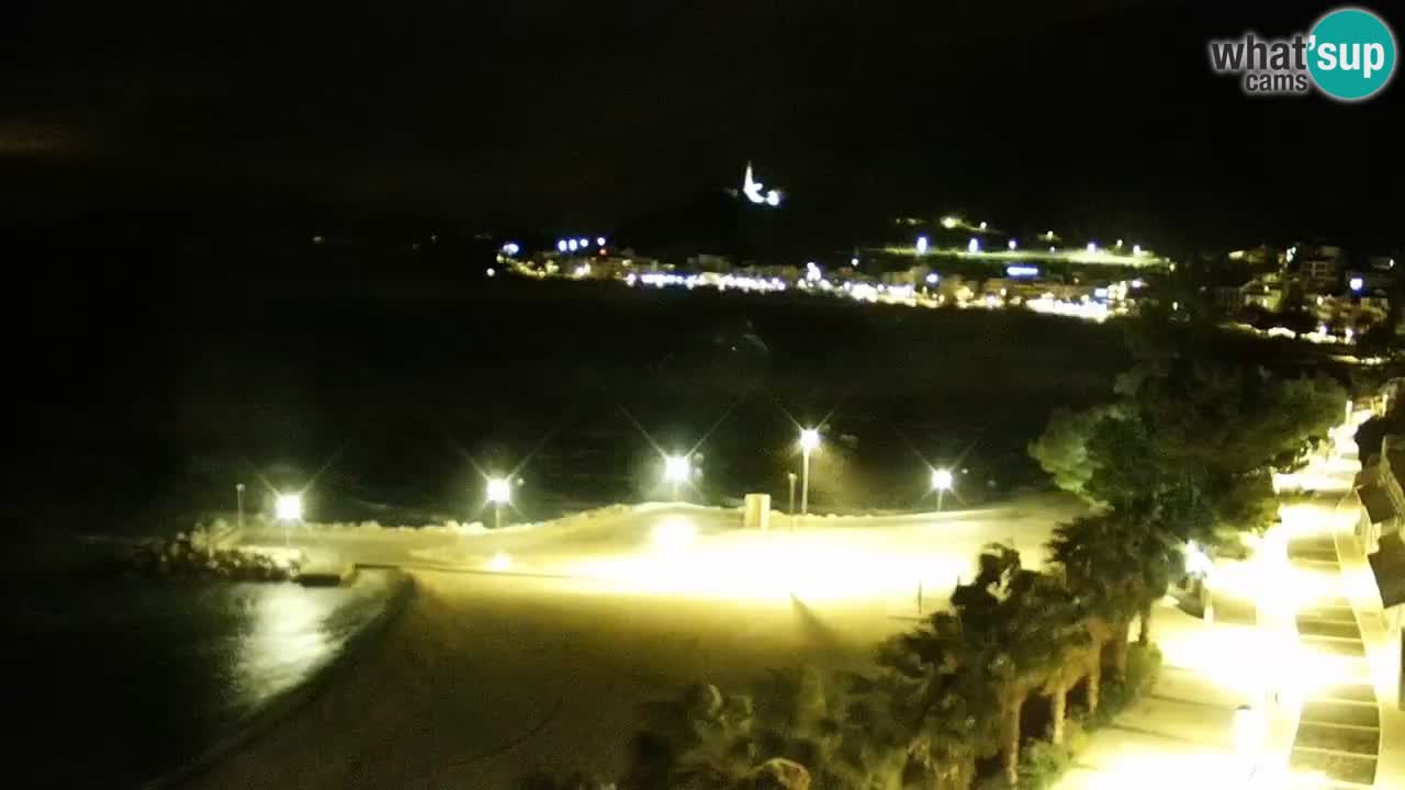 Live webcam Podgora beach – Dalmatia – Croatia