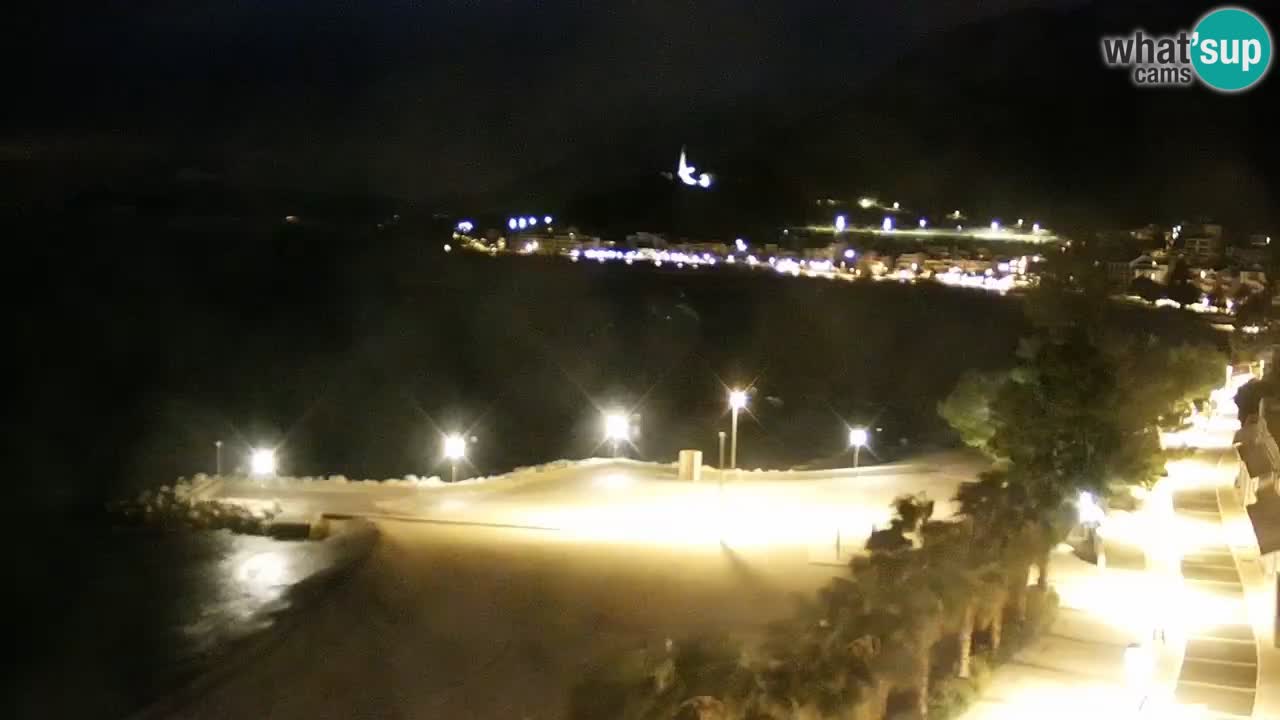 Live webcam Podgora beach – Dalmatia – Croatia