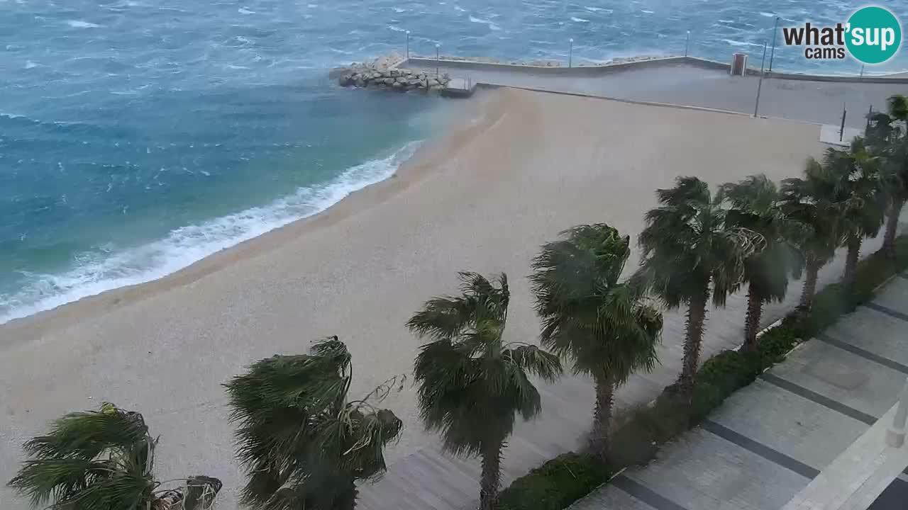 Live webcam Podgora beach – Dalmatia – Croatia