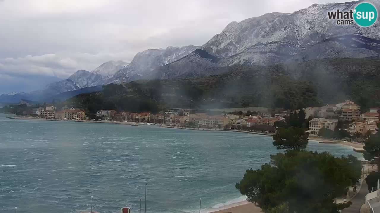 Live webcam Podgora beach – Dalmatia – Croatia