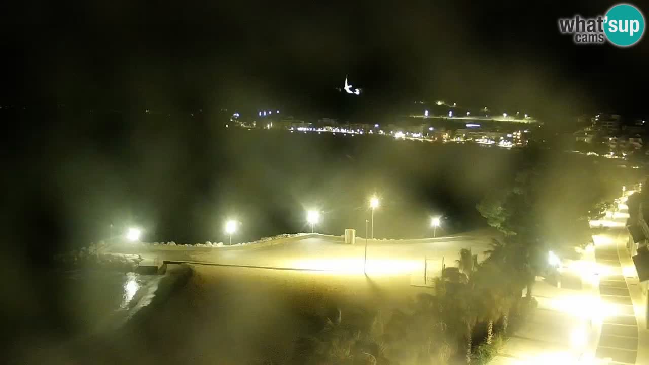 Live webcam Podgora beach – Dalmatia – Croatia