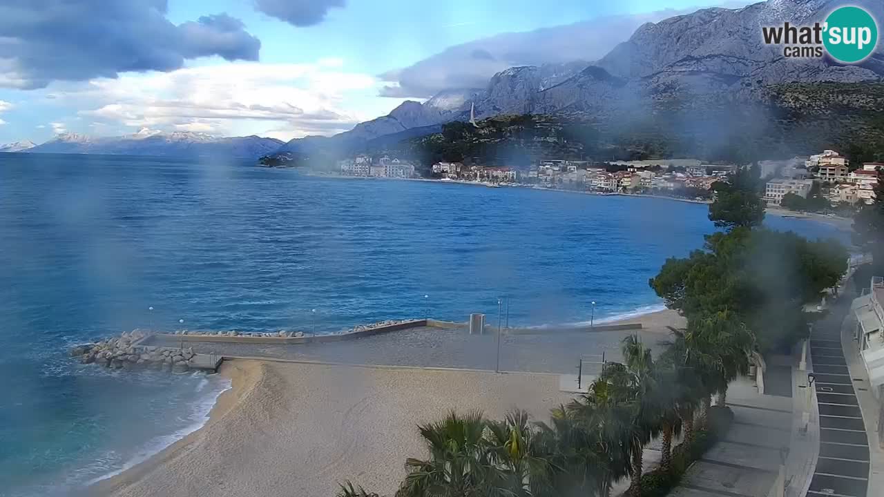 Live webcam Podgora beach – Dalmatia – Croatia