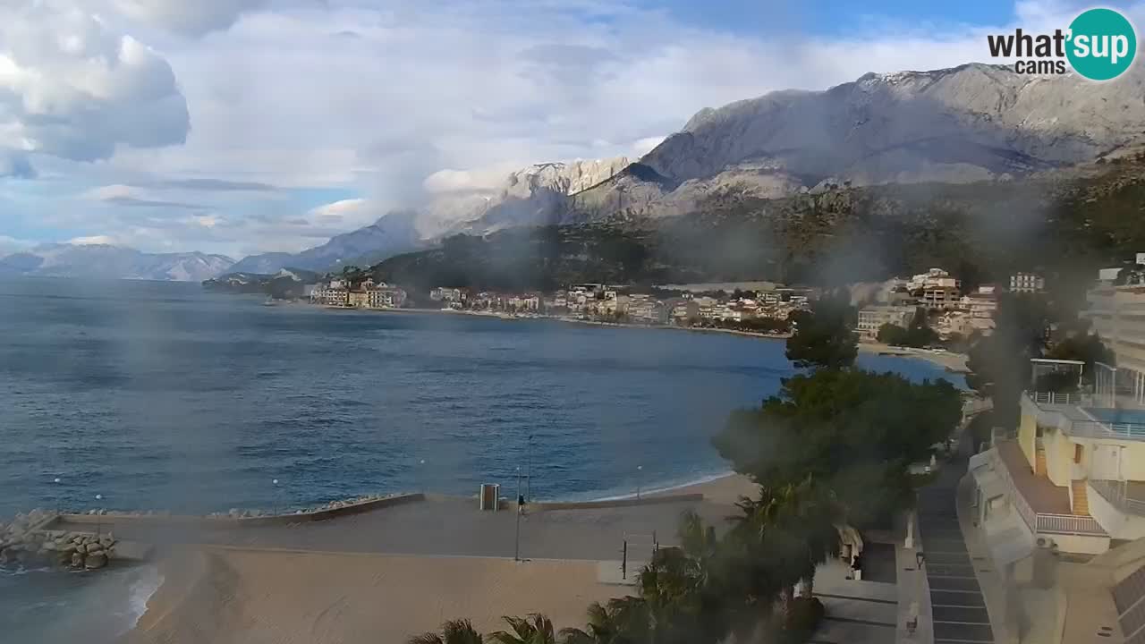 Live webcam Podgora beach – Dalmatia – Croatia