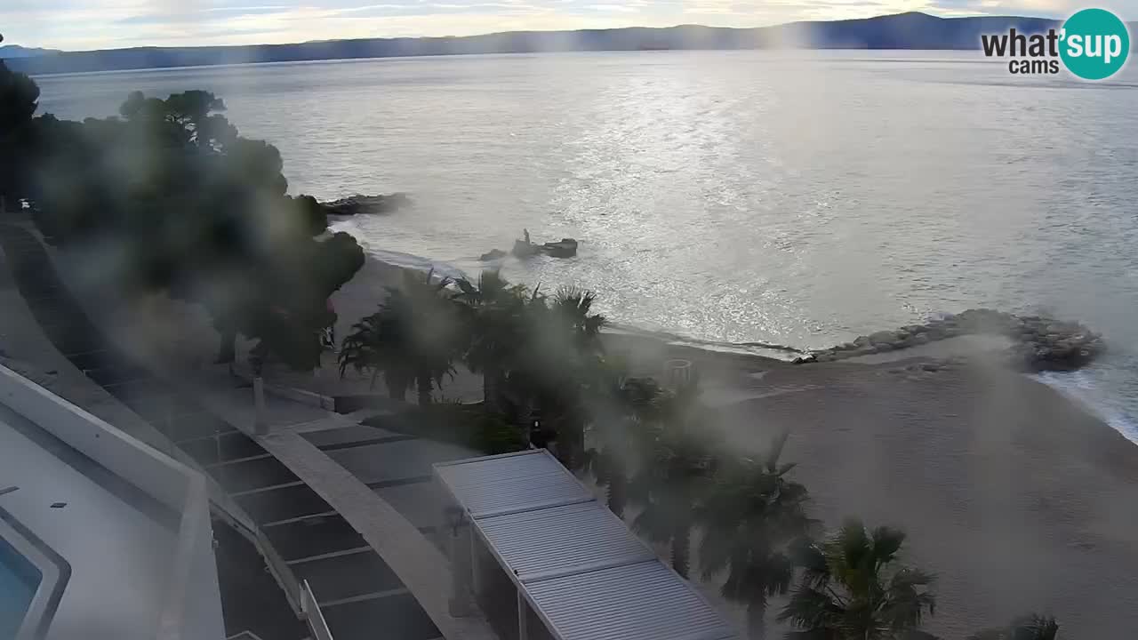 Live webcam Podgora beach – Dalmatia – Croatia