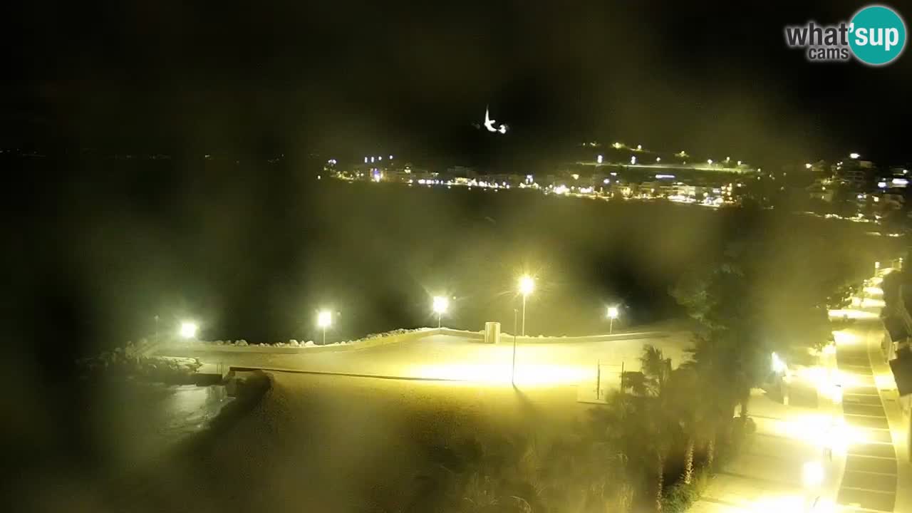 Live webcam Podgora beach – Dalmatia – Croatia