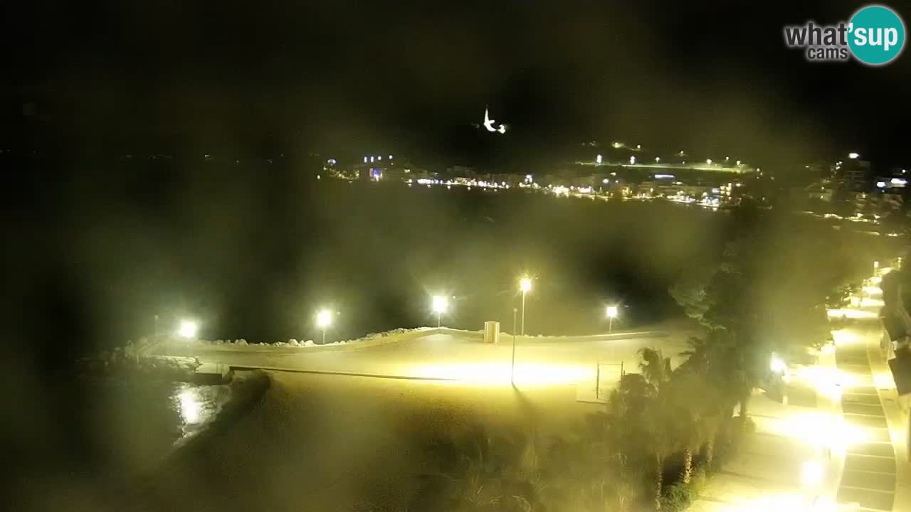 Live webcam Podgora beach – Dalmatia – Croatia