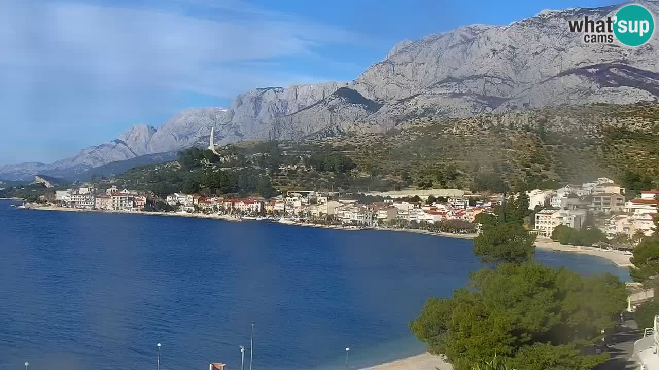 Live webcam Podgora beach – Dalmatia – Croatia