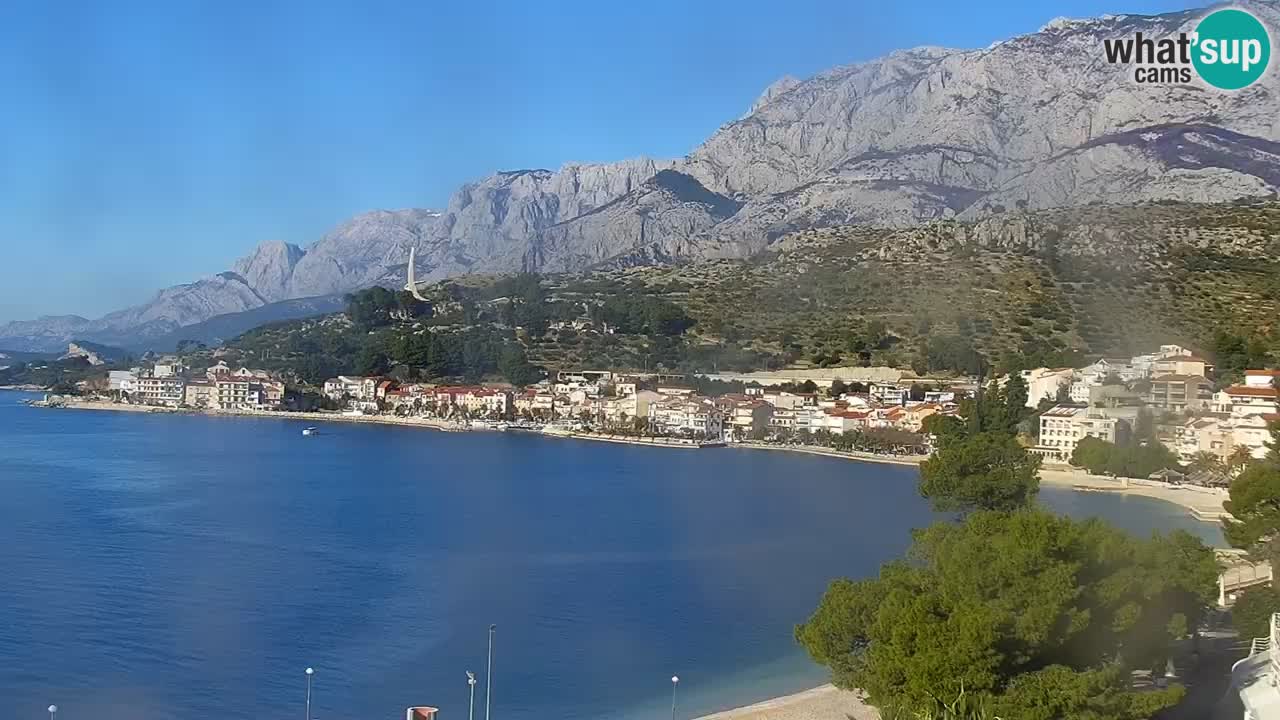 Live webcam Podgora beach – Dalmatia – Croatia