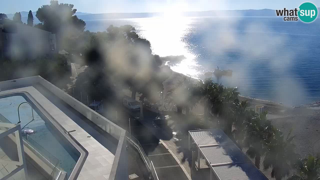 Live webcam Podgora beach – Dalmatia – Croatia