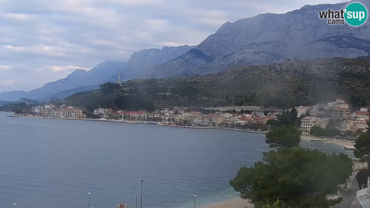 Live webcam Podgora beach – Dalmatia – Croatia