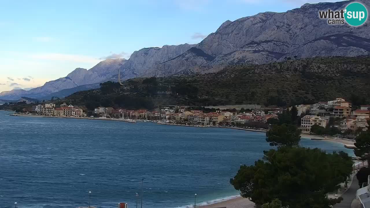 Live webcam Podgora beach – Dalmatia – Croatia