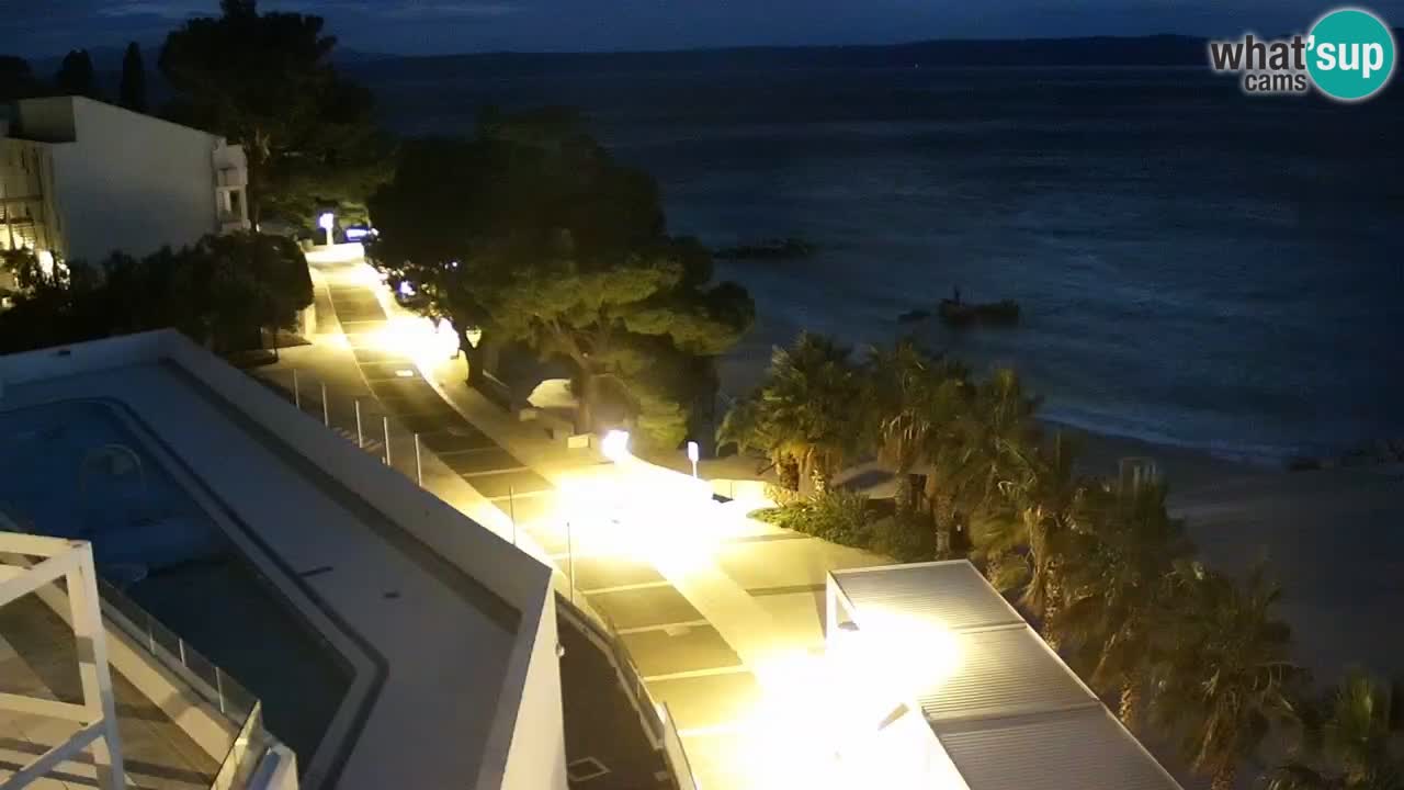 Live webcam Podgora beach – Dalmatia – Croatia