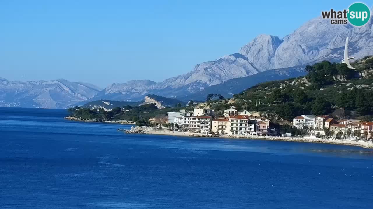 Live webcam Podgora beach – Dalmatia – Croatia