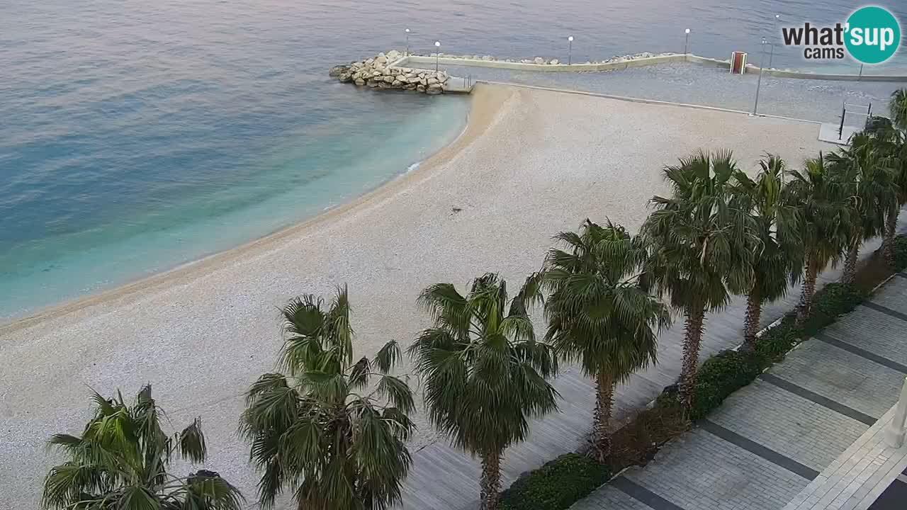 Live webcam Podgora beach – Dalmatia – Croatia