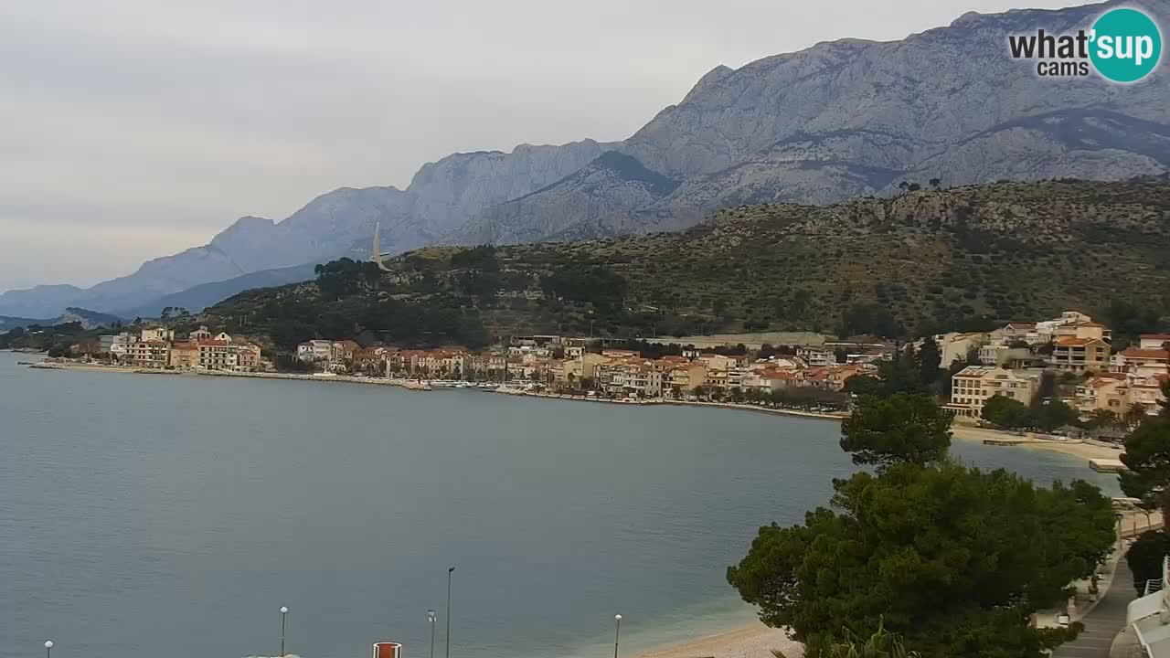 Live webcam Podgora beach – Dalmatia – Croatia