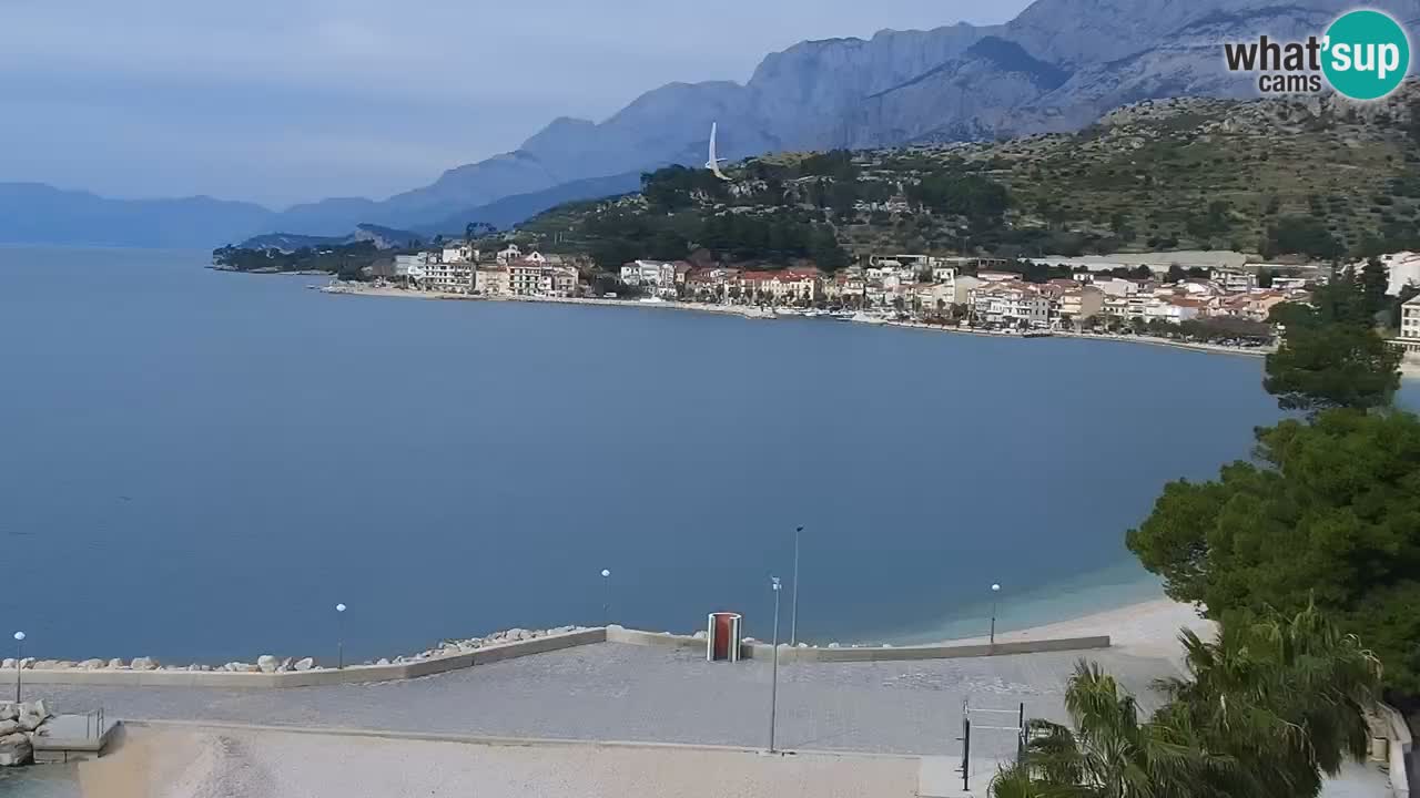 Live webcam Podgora beach – Dalmatia – Croatia