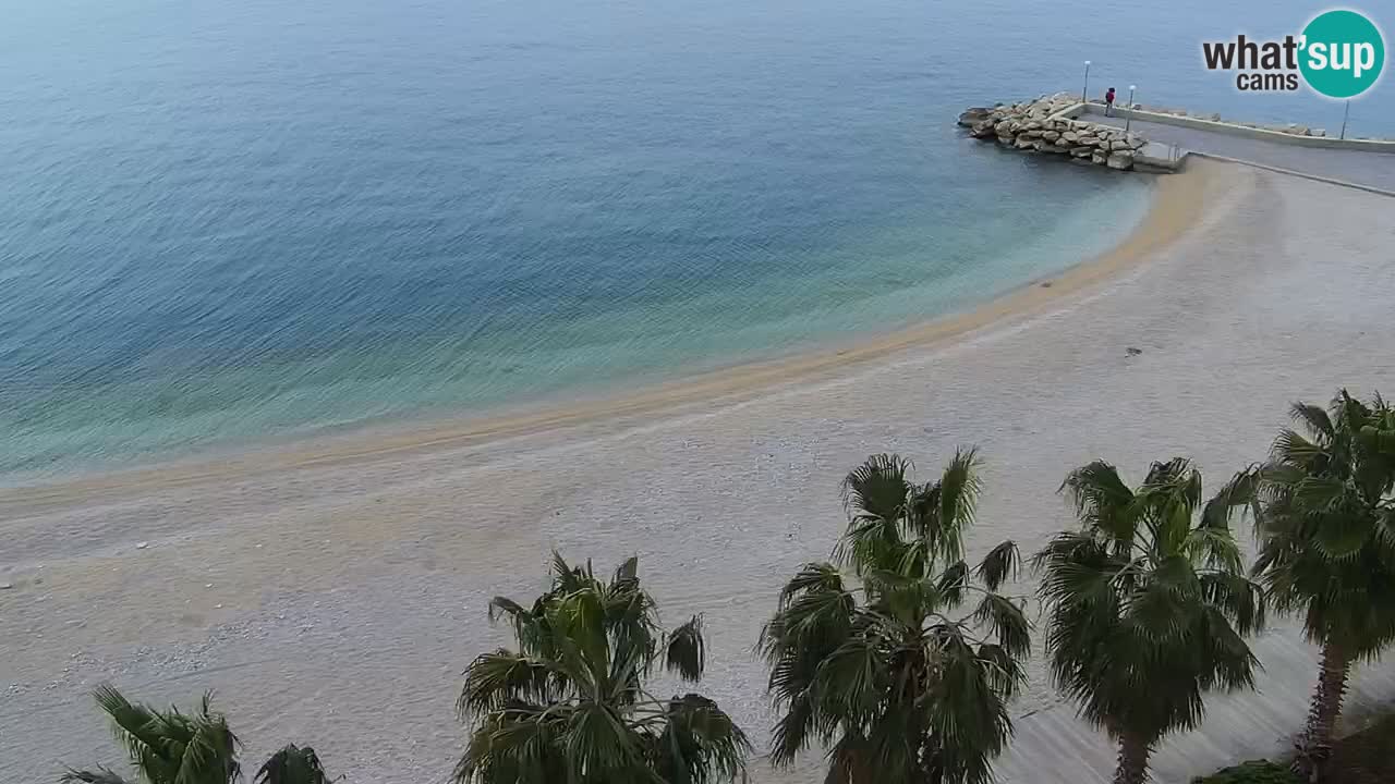 Live webcam Podgora beach – Dalmatia – Croatia