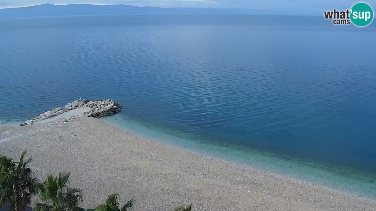 Live webcam Podgora beach – Dalmatia – Croatia