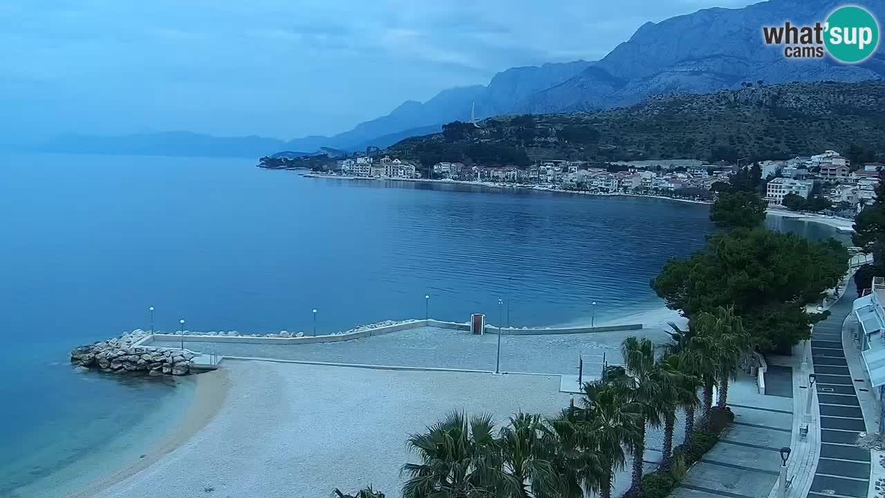 Live webcam Podgora beach – Dalmatia – Croatia