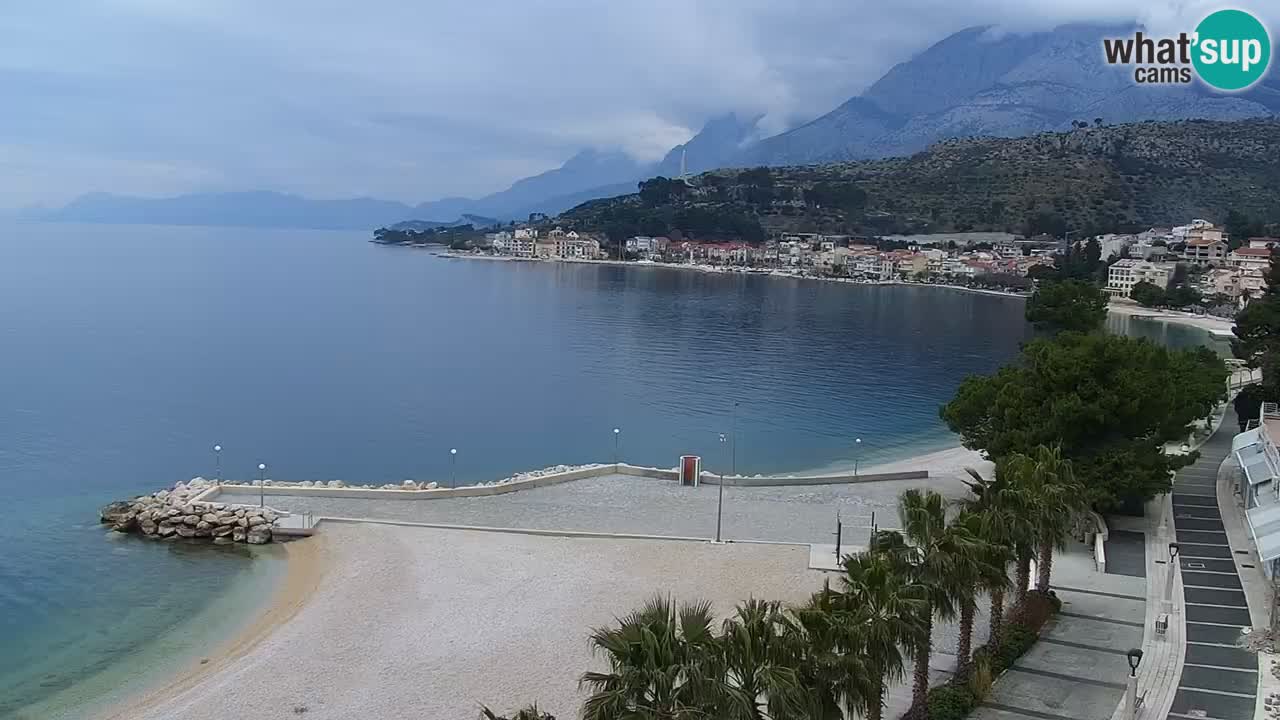 Live webcam Podgora beach – Dalmatia – Croatia