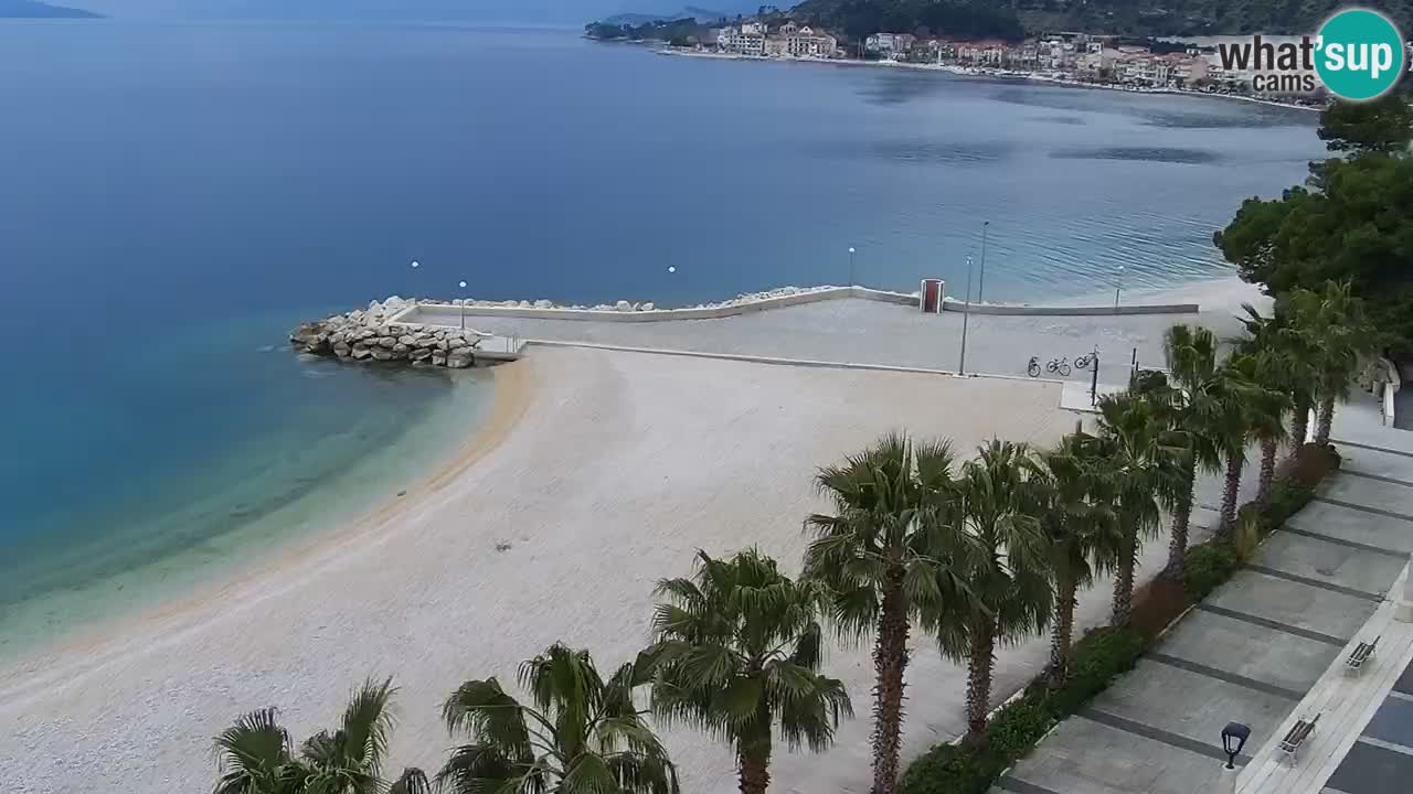 Live webcam Podgora beach – Dalmatia – Croatia