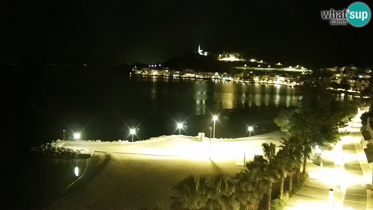 Live webcam Podgora beach – Dalmatia – Croatia