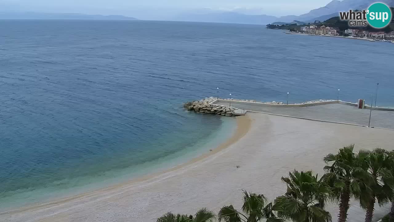 Live webcam Podgora beach – Dalmatia – Croatia