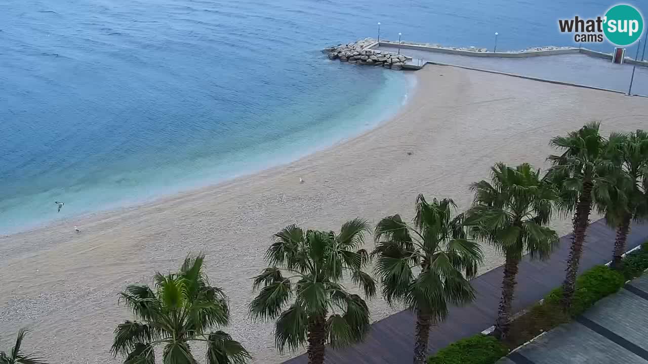 Live webcam Podgora beach – Dalmatia – Croatia