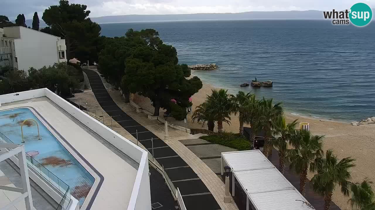 Live webcam Podgora beach – Dalmatia – Croatia