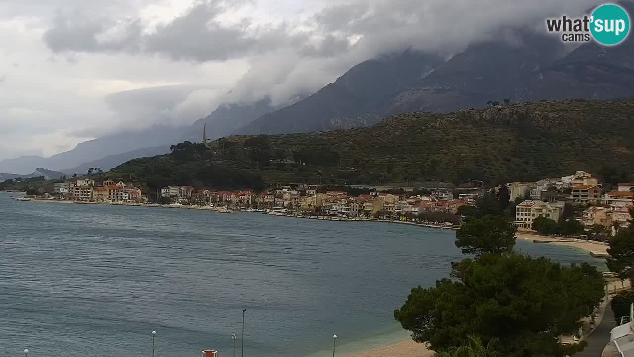 Live webcam Podgora beach – Dalmatia – Croatia