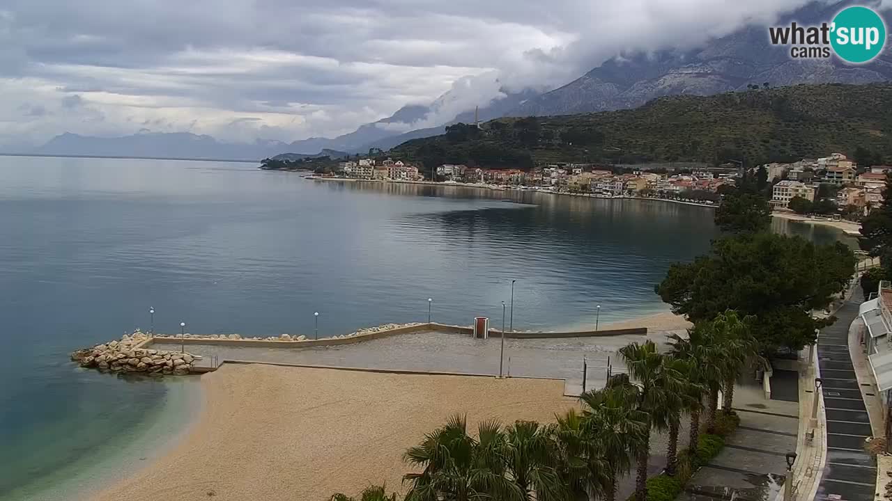 Live webcam Podgora beach – Dalmatia – Croatia