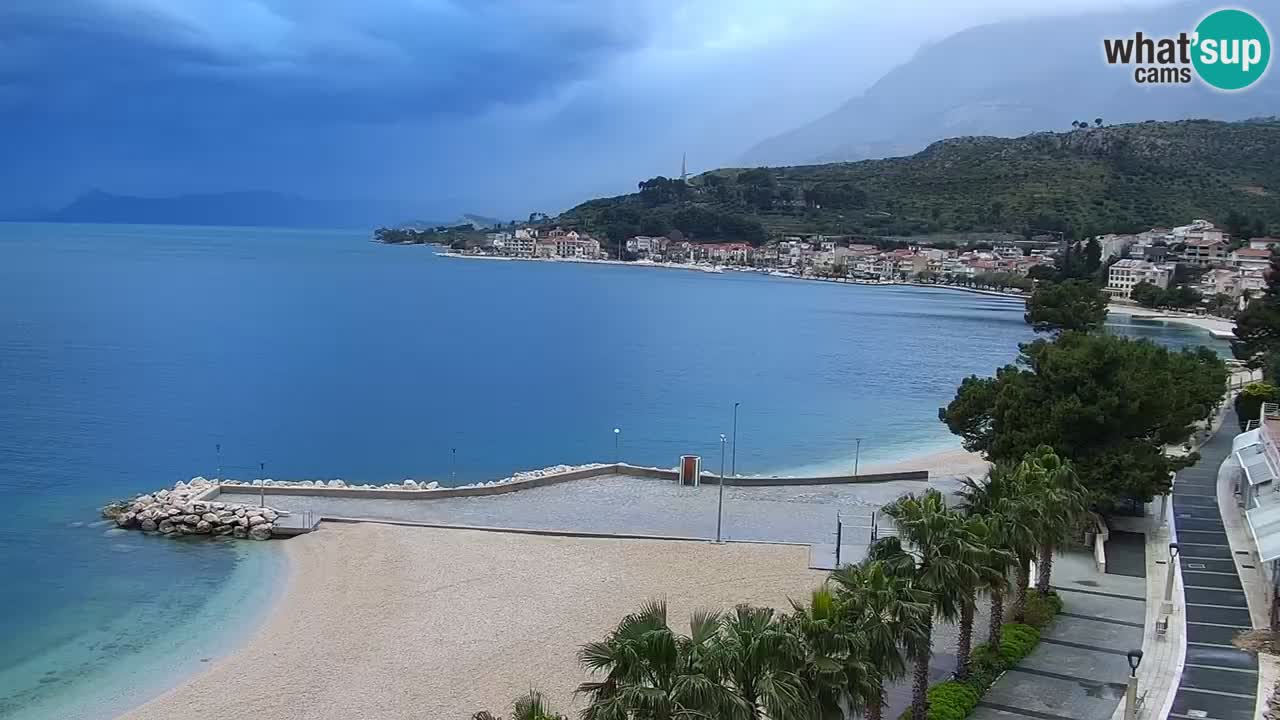 Live webcam Podgora beach – Dalmatia – Croatia