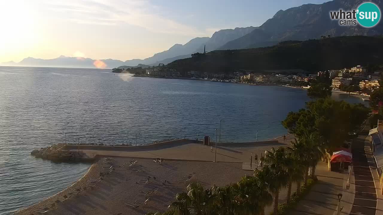 Live webcam Podgora beach – Dalmatia – Croatia