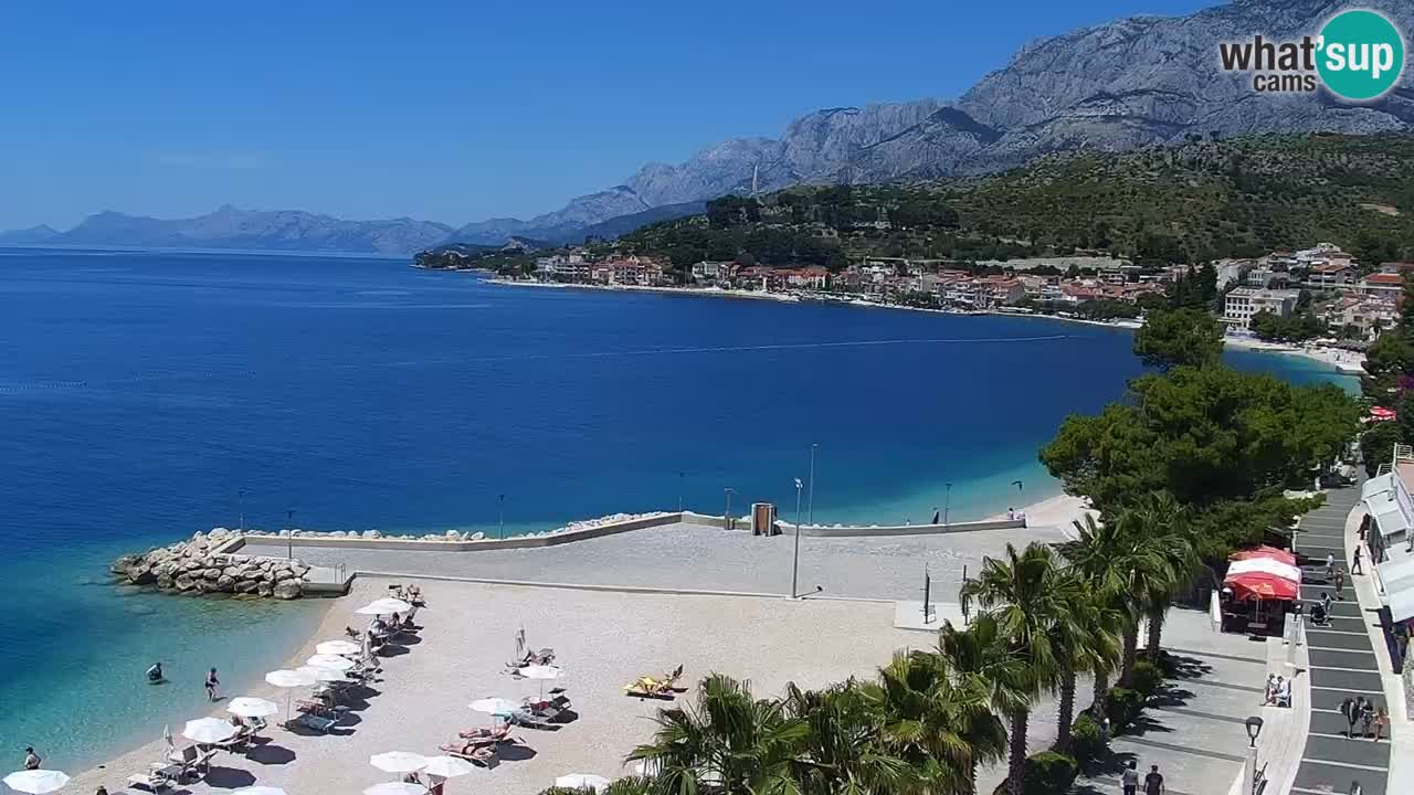 Live webcam Podgora beach – Dalmatia – Croatia
