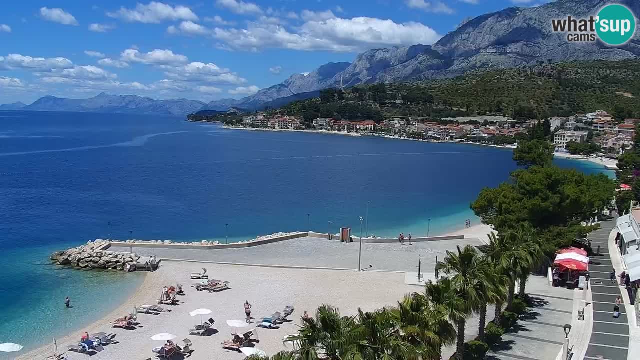 Live webcam Podgora beach – Dalmatia – Croatia