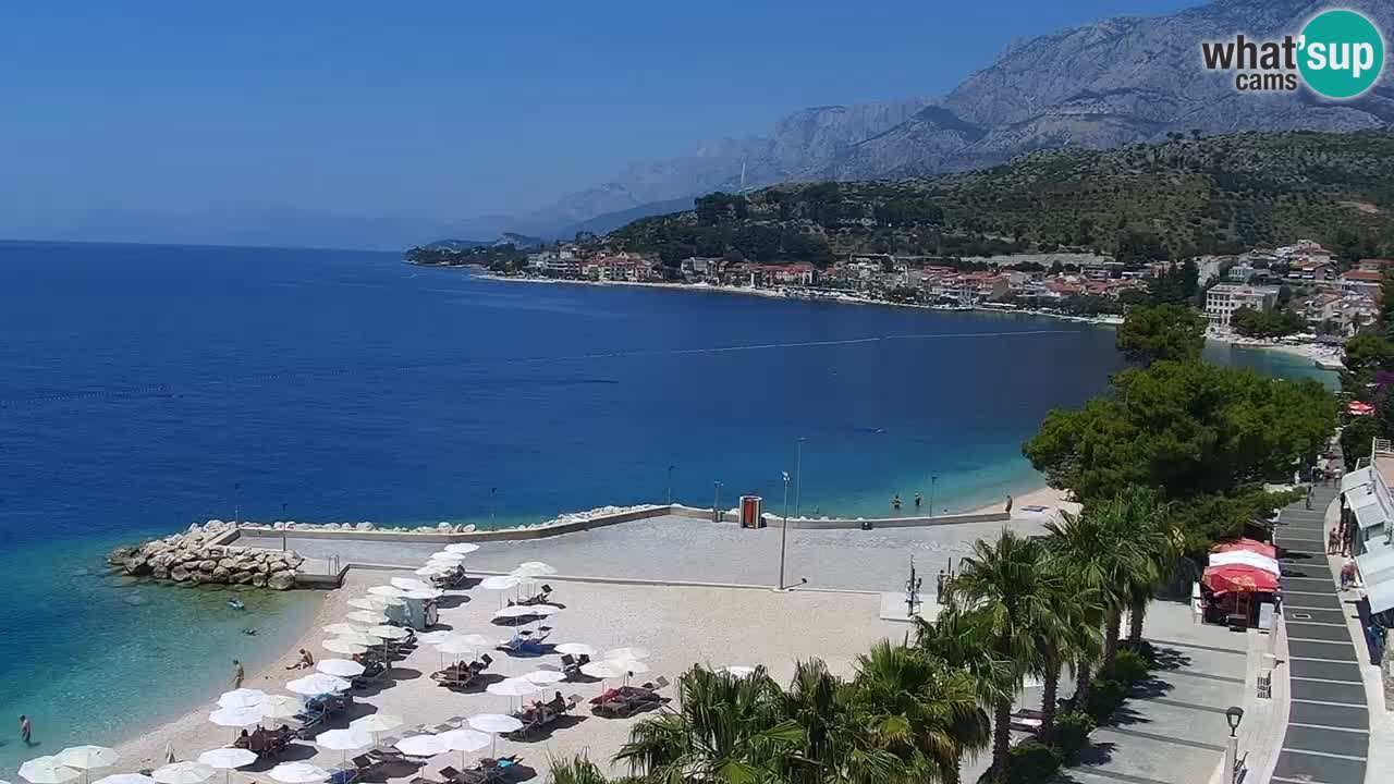 Live webcam Podgora beach – Dalmatia – Croatia