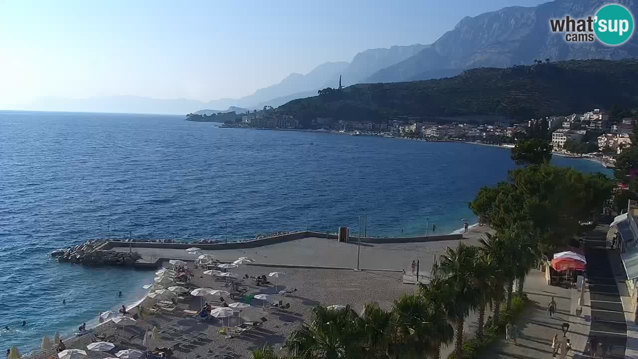 Live webcam Podgora beach – Dalmatia – Croatia