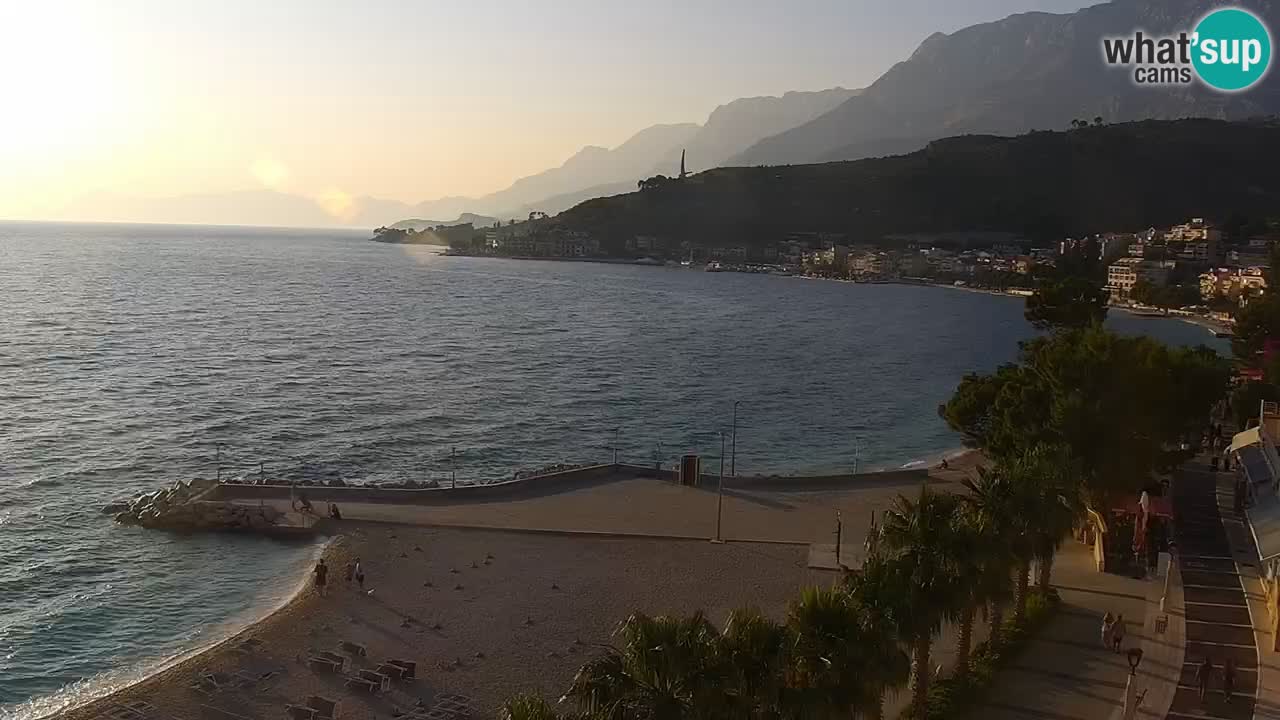 Live webcam Podgora beach – Dalmatia – Croatia