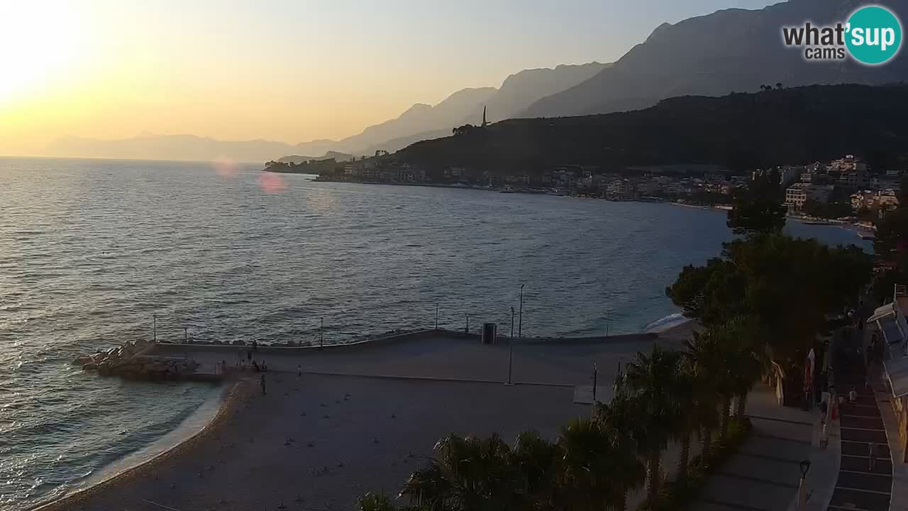 Live webcam Podgora beach – Dalmatia – Croatia