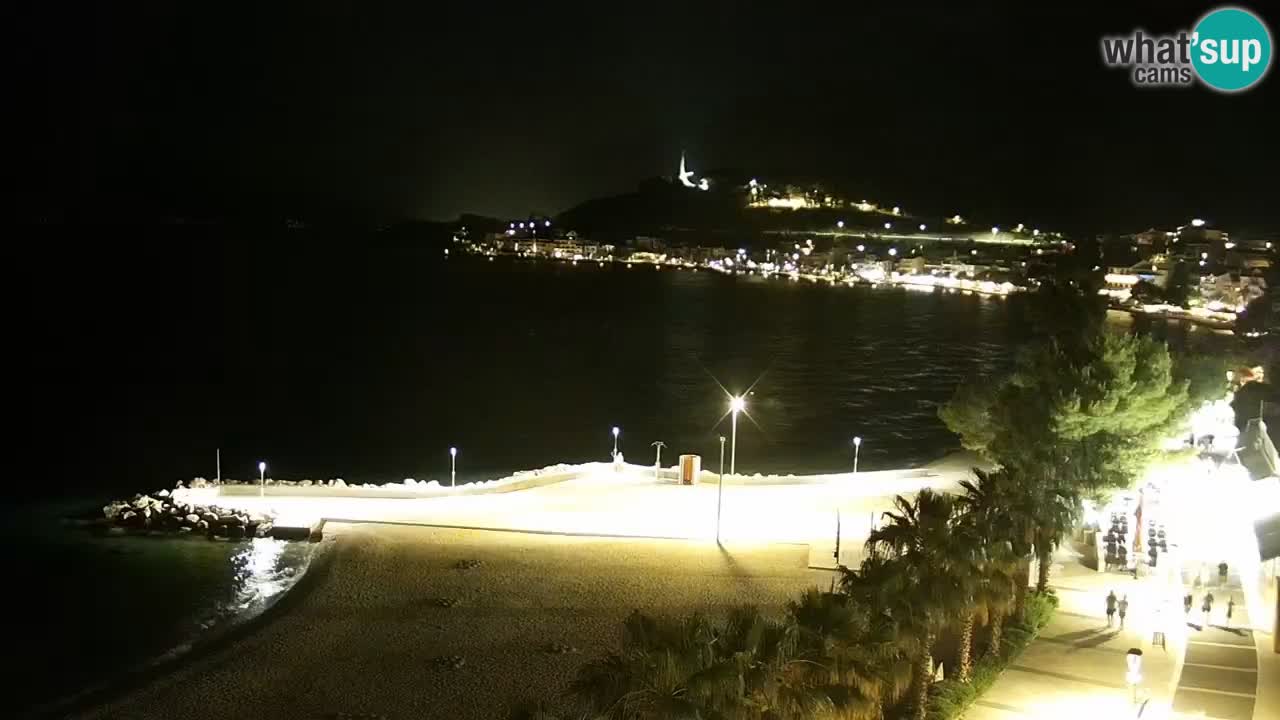 Live webcam Podgora beach – Dalmatia – Croatia
