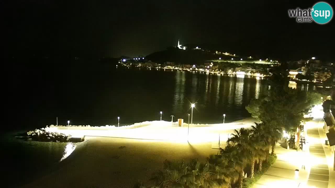 Live webcam Podgora beach – Dalmatia – Croatia