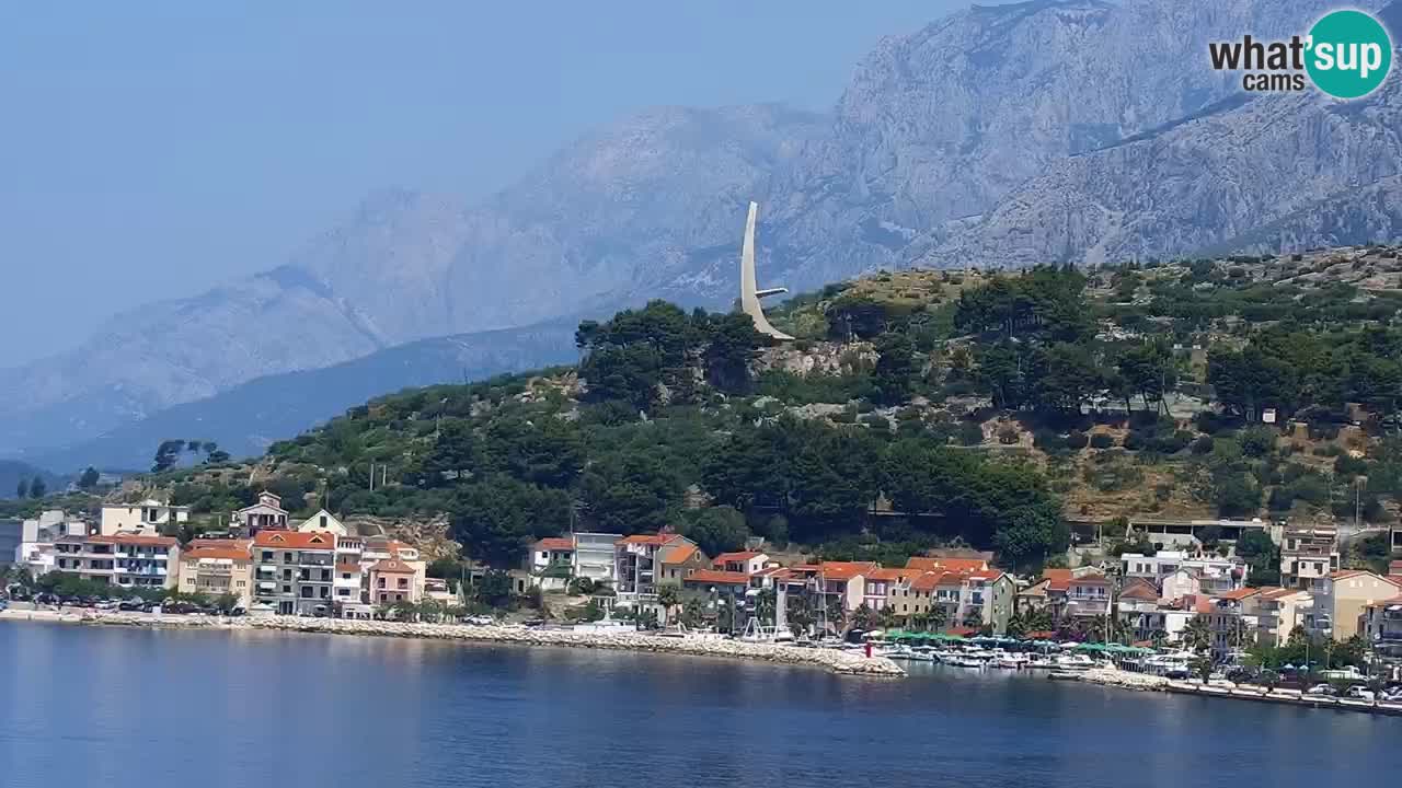 Live webcam Podgora beach – Dalmatia – Croatia