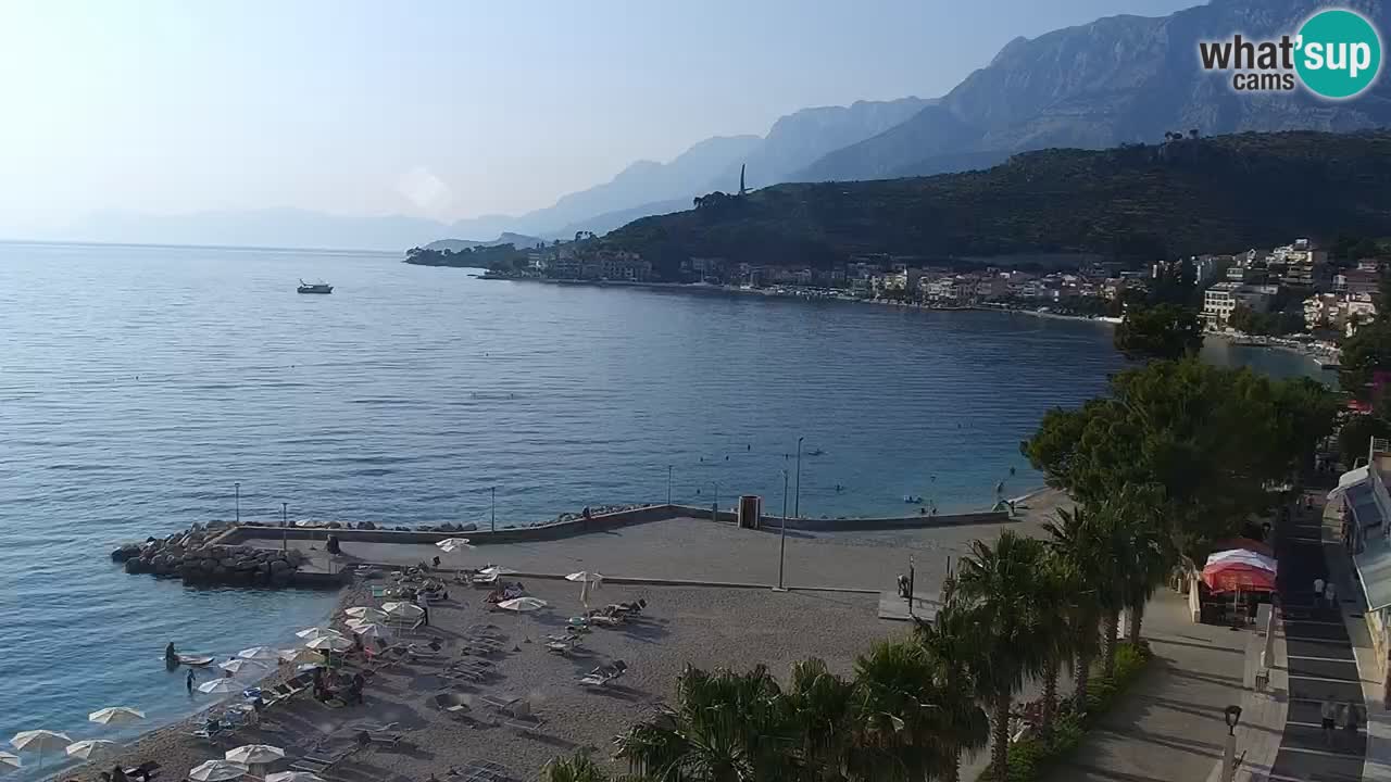 Live webcam Podgora beach – Dalmatia – Croatia