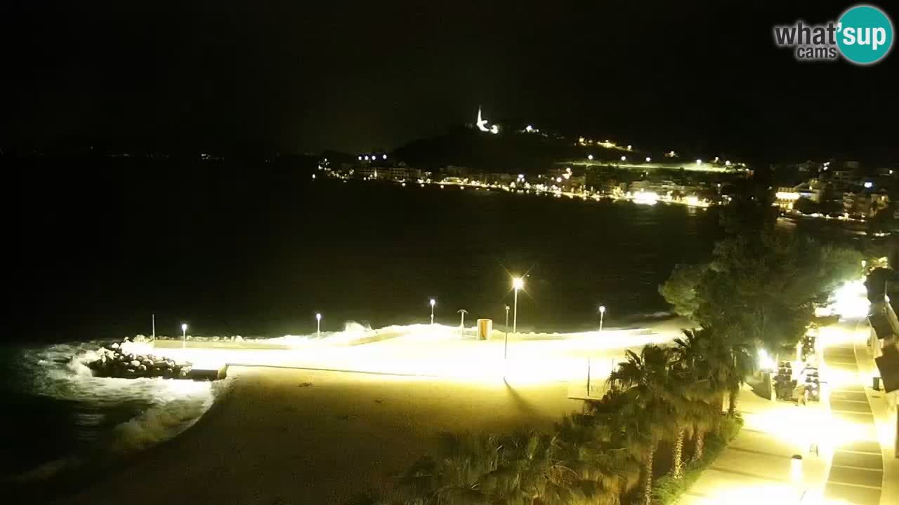 Live webcam Podgora beach – Dalmatia – Croatia