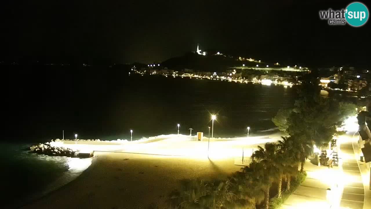 Live webcam Podgora beach – Dalmatia – Croatia