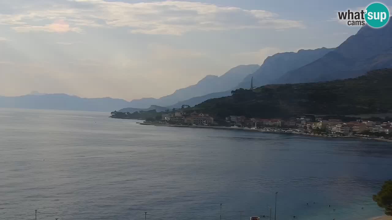 Live webcam Podgora beach – Dalmatia – Croatia