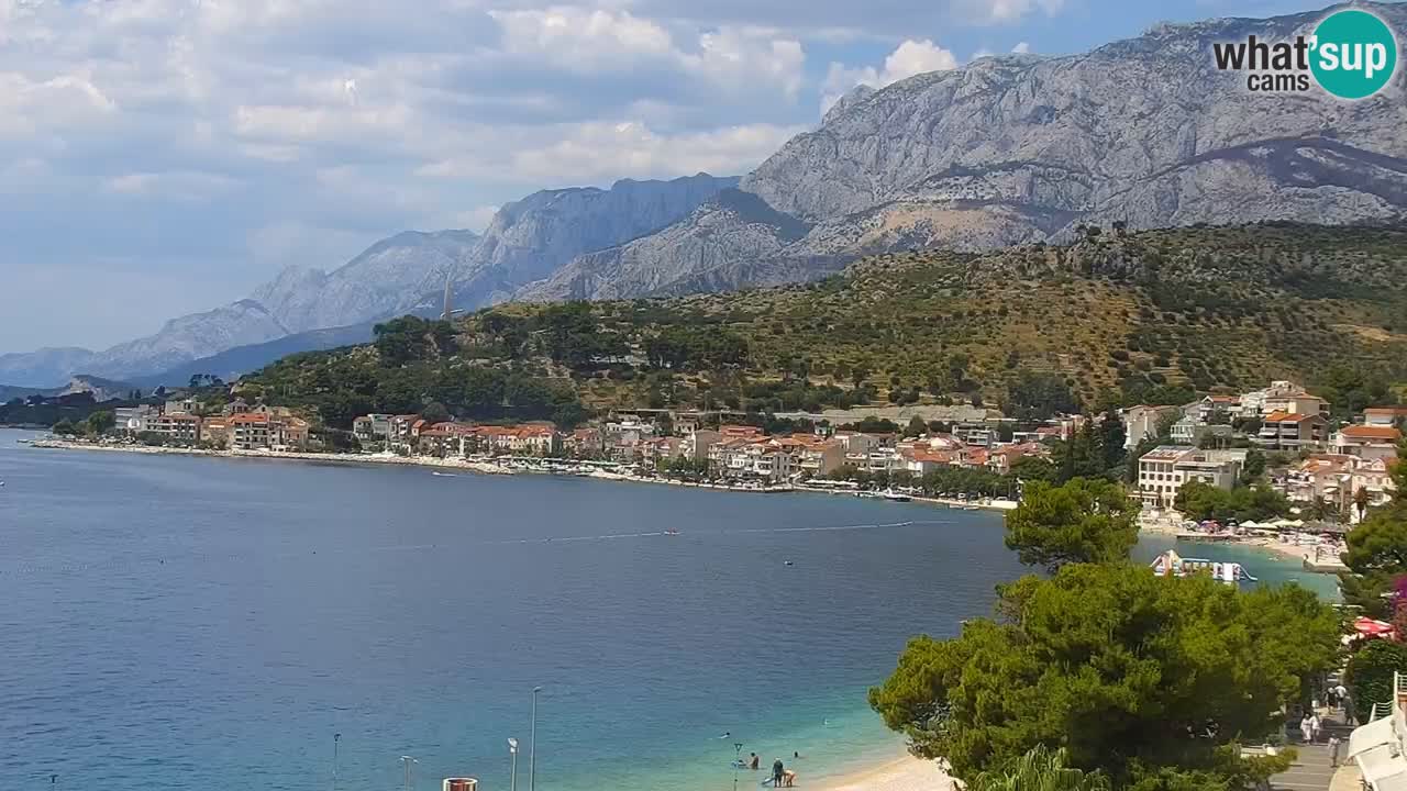 Live webcam Podgora beach – Dalmatia – Croatia
